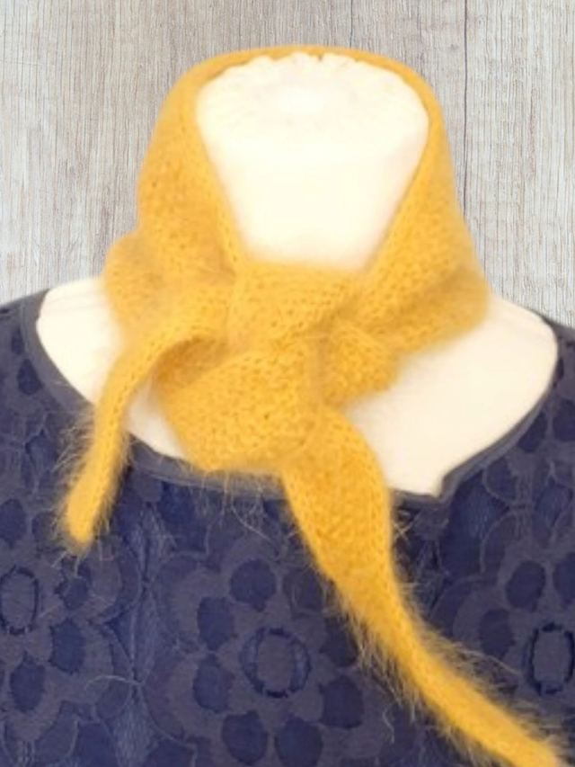 FIche Petite écharpe angora Léane