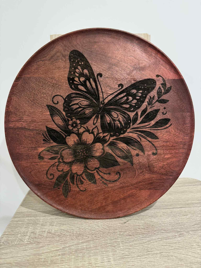 GRAND PLATEAU DECORATIF MANGUIER