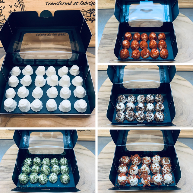 Bouchons Apéritifs nature (par 24) ou aromatisés* (par 15) vendus en boite