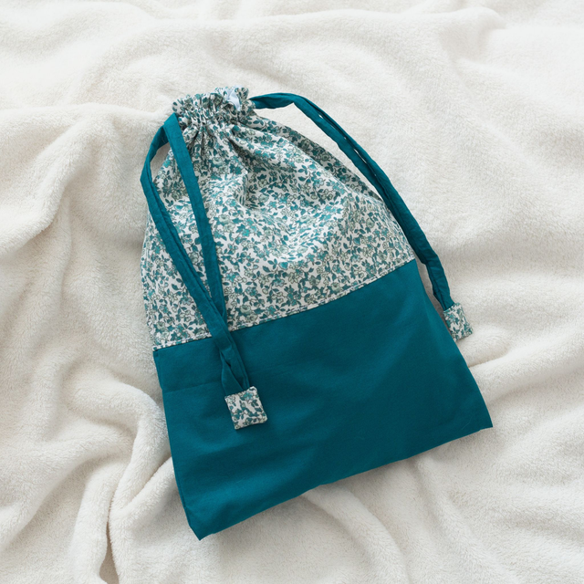 Pochon Bicolore Canard / Hellébore