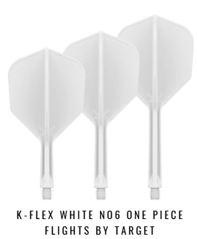K-Flex White No6 One Piece Flight by Target