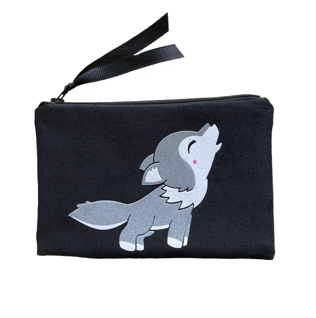 Petite Pochette Kawaii : loup