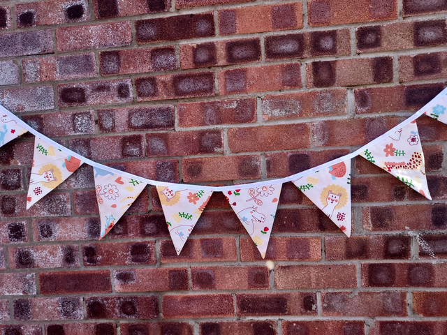 Safari Animal Cotton Bunting, Garland, Wall Hanging,