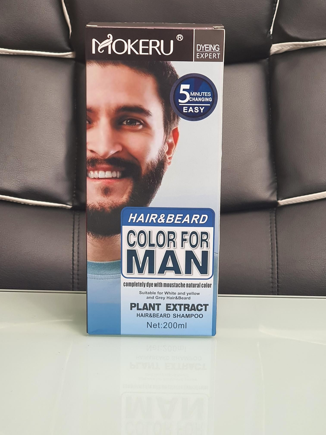 Natural Beard and Moustache Colouring Gel