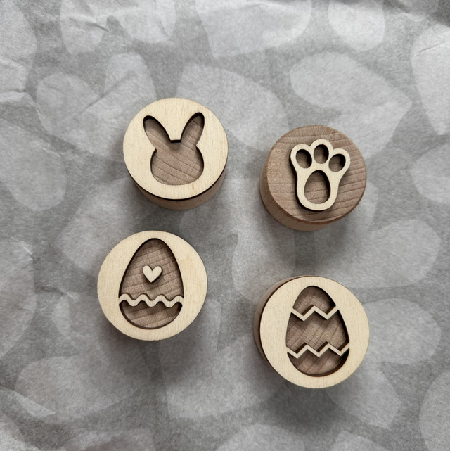 Houten stempels - Pasen 