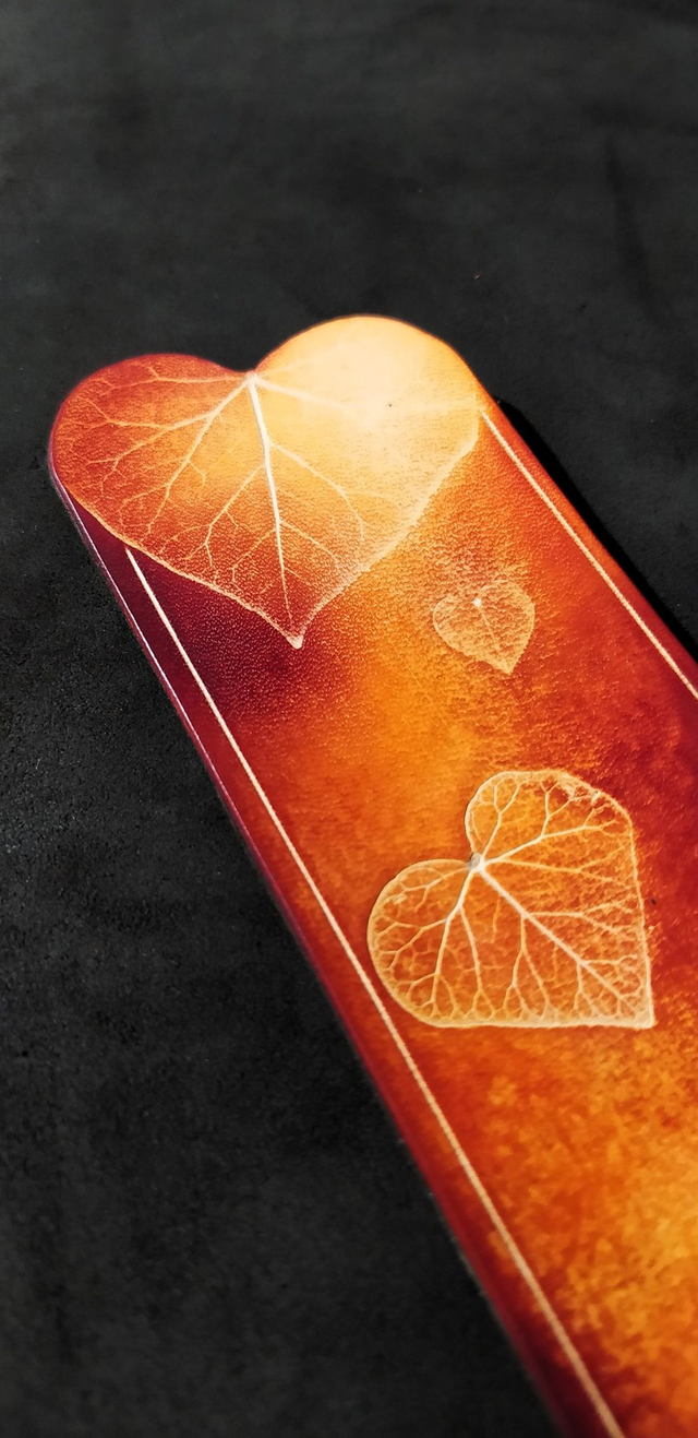 Marque page Coeur de lierre