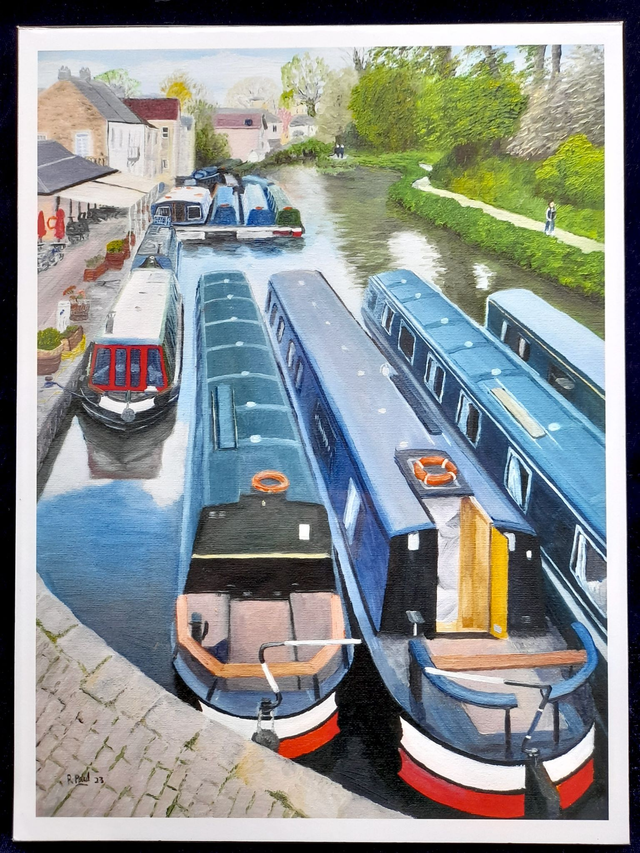 Sydney Wharf, Bath print