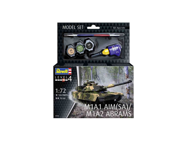 Model Set M1A1 AIM(SA)/ M1A2 Abrams Revell 63346 1/72