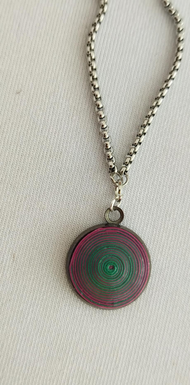 Bracelet duo vert framboise 