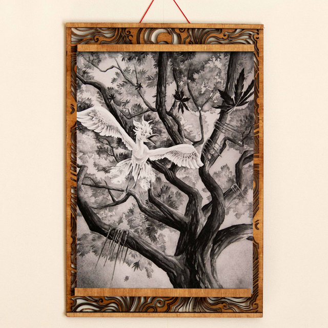 Arbre-feu du clan Honooki - Format A4 et A3