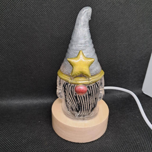 'Silver Man' Dwarf LED light