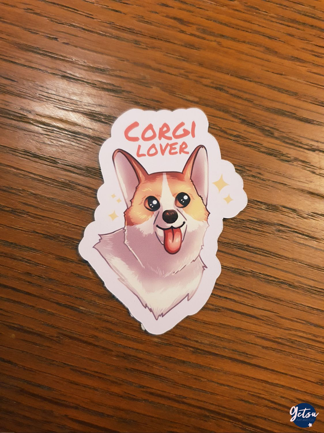 Sticker corgi lover