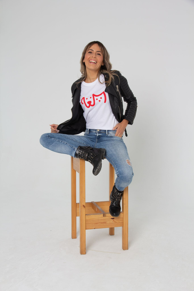 Camiseta blanca unisex tanAnimal eco-premium