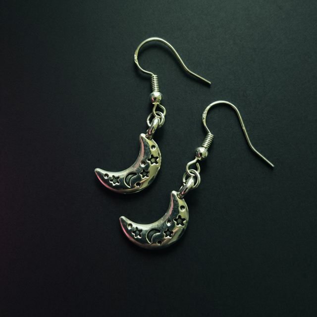 moon earrings