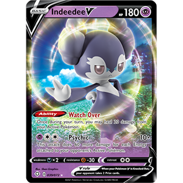 Shining Fates: Indeedee V 039/072