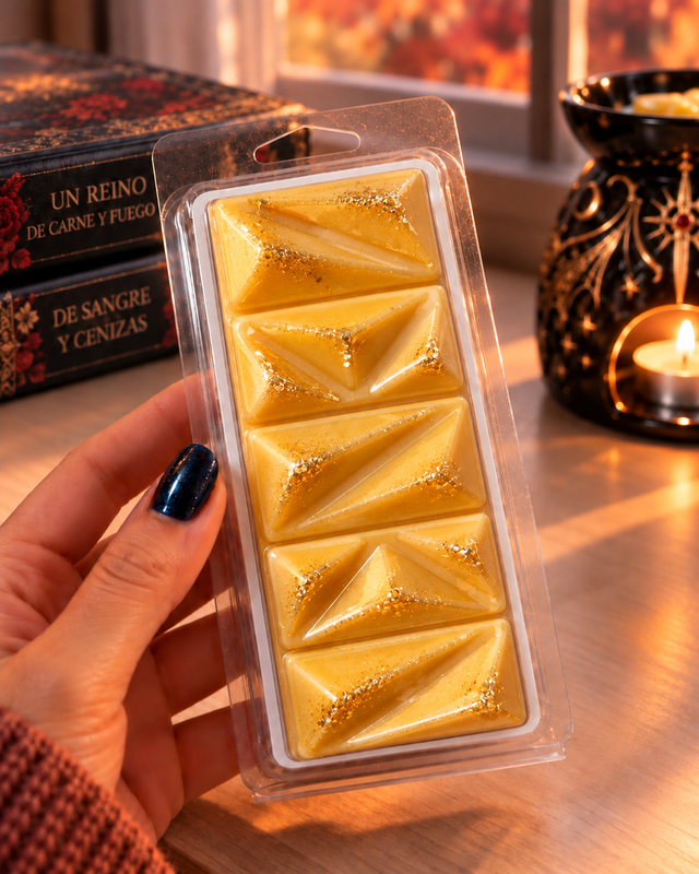 Corona Dorada | Wax melt artesanal con aroma a frutos rojos y vainilla