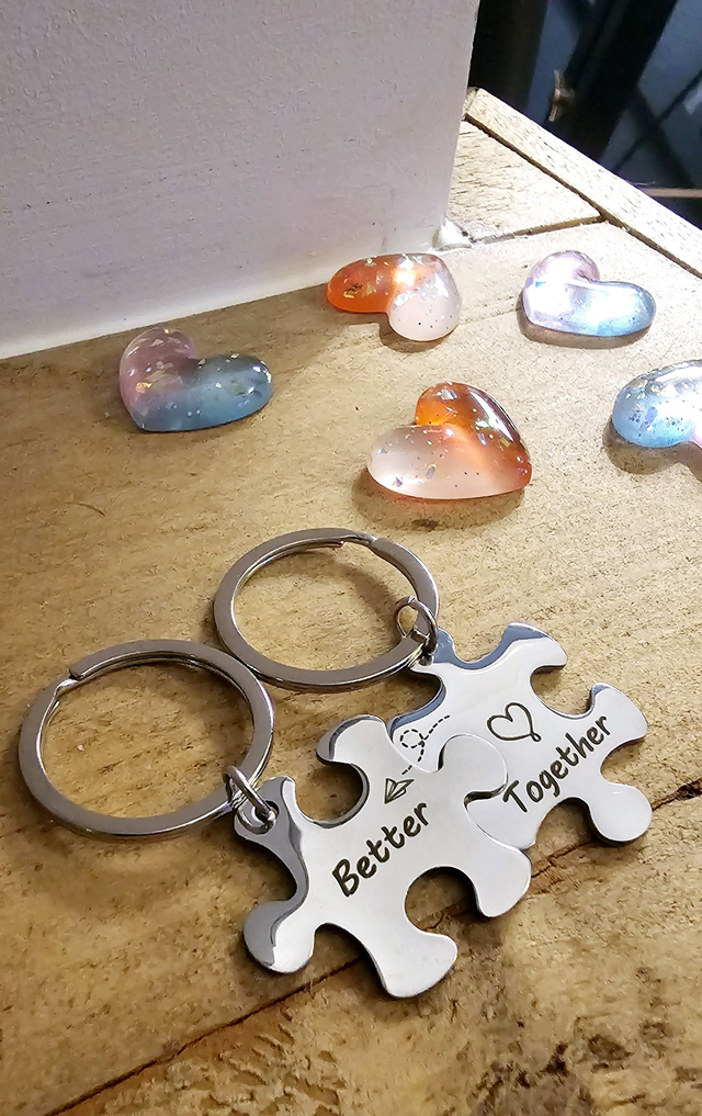 Better Together Locking Keyrings