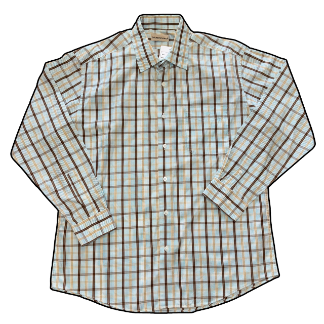 Armani Button-Up Long Sleeve Shirt - XL