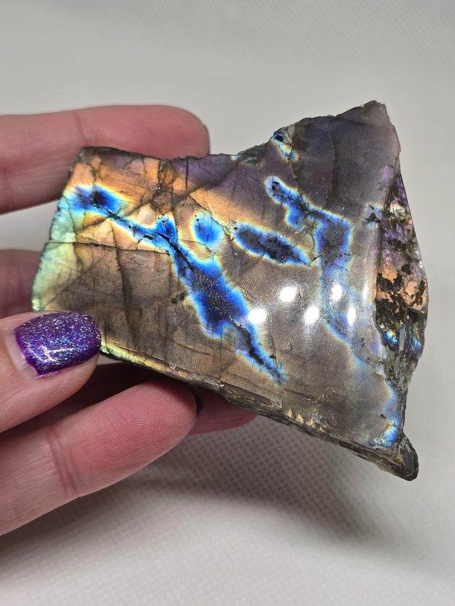 Labradorite semi brute forme libre 