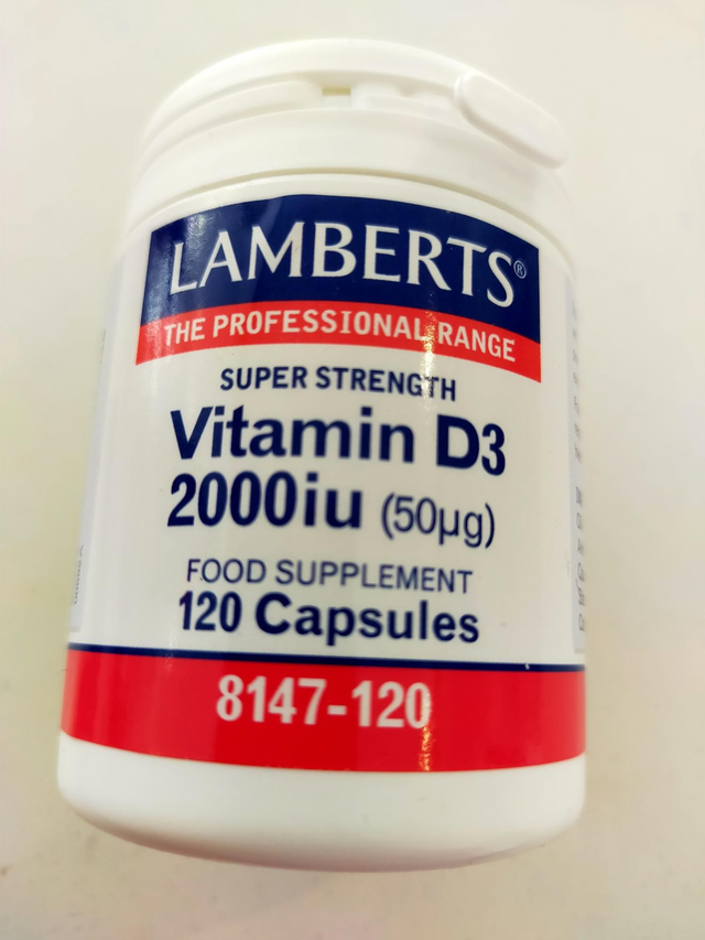 Vitamin D3 2000iu 120 Tablets 8147-120