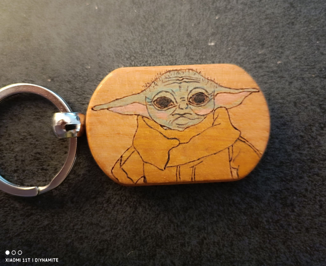 Porte-clé Baby Yoda