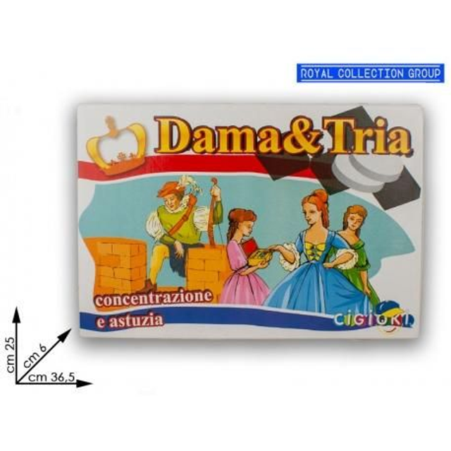Dama E Tria Cm 36.5x25