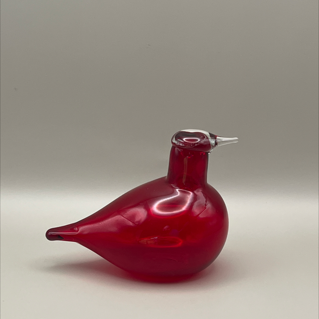 Little Tern – Oiva Toikka for Iittala, Red (1996–2005)