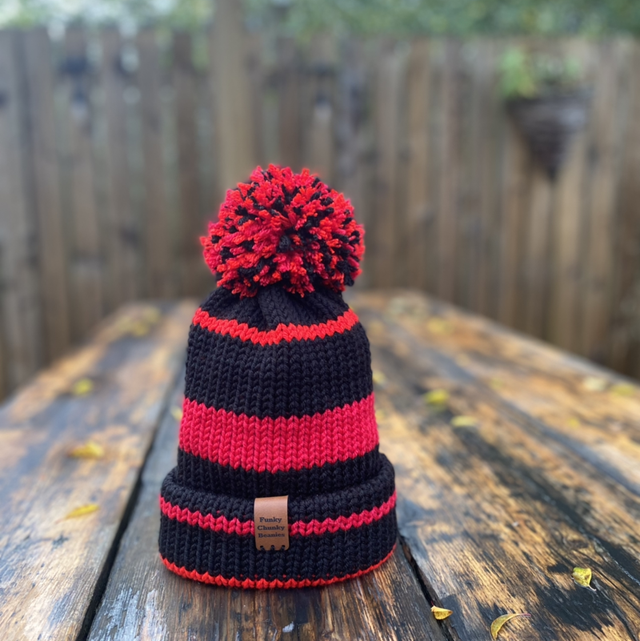 Teeny beanie (aged 3-6). Custom colours