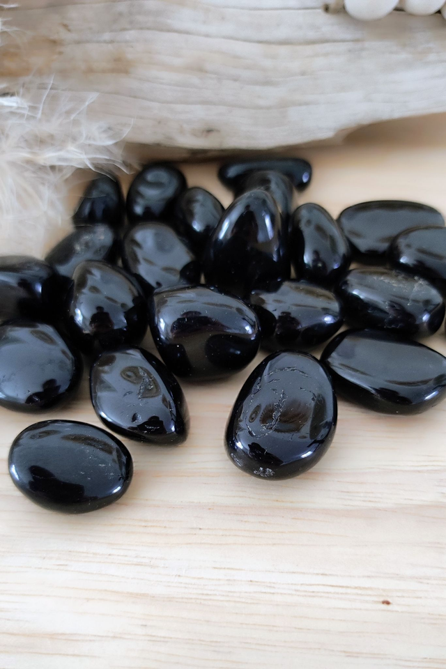 Pierre roulée Tourmaline noire 
