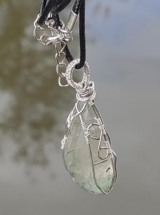 Garden/Ghost Crystal Pendant