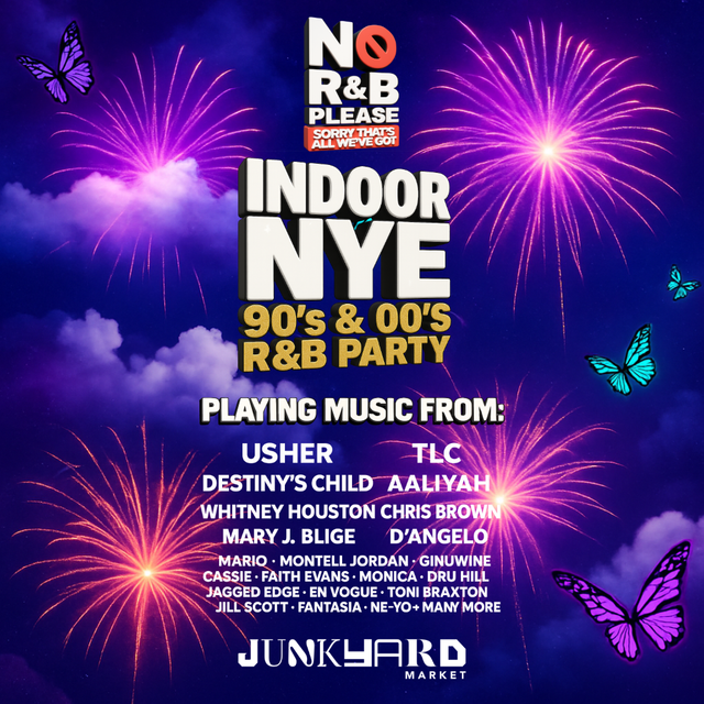 A- (Standard) Norwich: No R&B Please NYE Special - Indoors & Heated (Hangar - Junkyard)