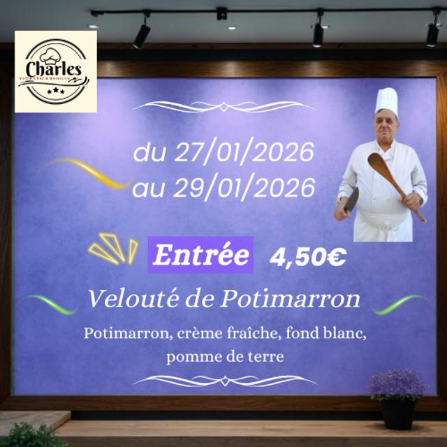 Velouté de Potimarron – Pour 1 personne
