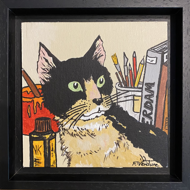 Chat peint 😼
