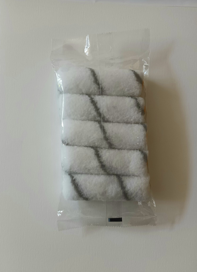 Set of 5 sheep skin rollers