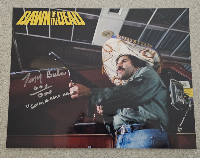 Tony Buba Autograph (as Sombrero Man from Dawn of the Dead)