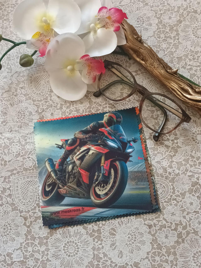 Chiffon Microfibre Moto sur Piste