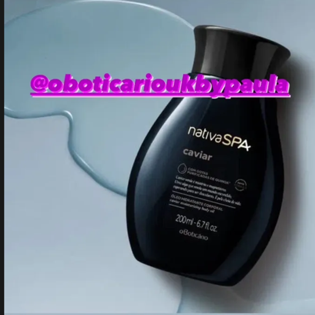 Nativa Spa Óleo Hidratante Corporal Caviar 200ml