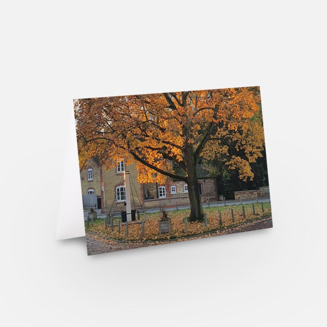 Welton Autumnal scene greeting card
