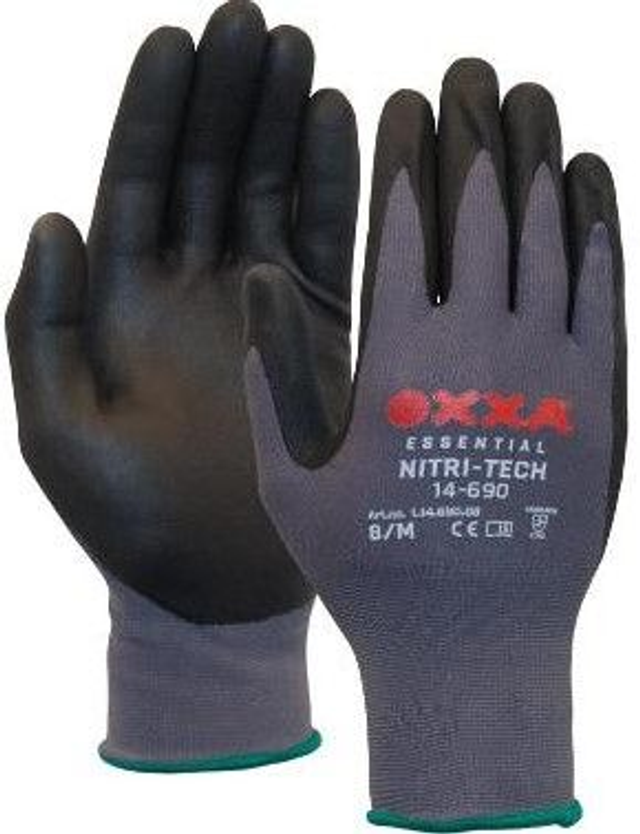 H2/14-690 OXXA® Nitri-Tech handschoen maat 9/L 