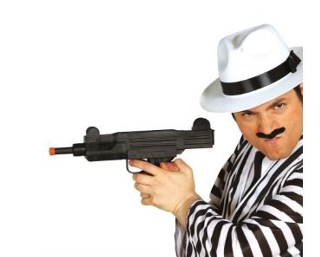 CARNEVALE ,  MITRAGLIETTA UZI CM 38 GANGSTER