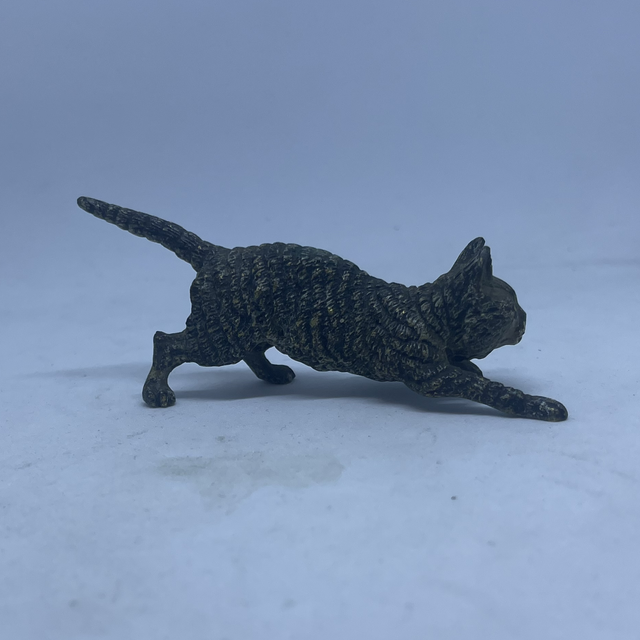 Austrian Cold Painted Bronze Cat