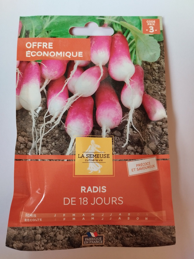 Radis de 18 jours format éco