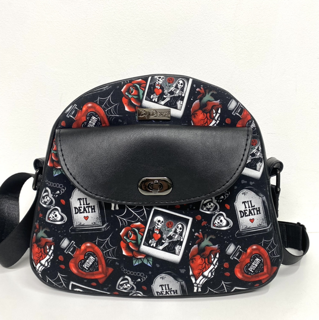 Til Death Crossbody Bowler Bag
