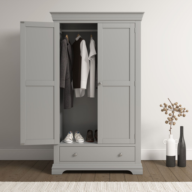 Bordeaux 2 Door Wardrobe
