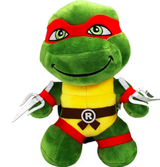 Ninja Turtles grote knuffel Raphael (25cm)