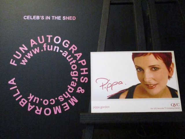 Pippa Gordon Original Pre-Print QVC Cast Card