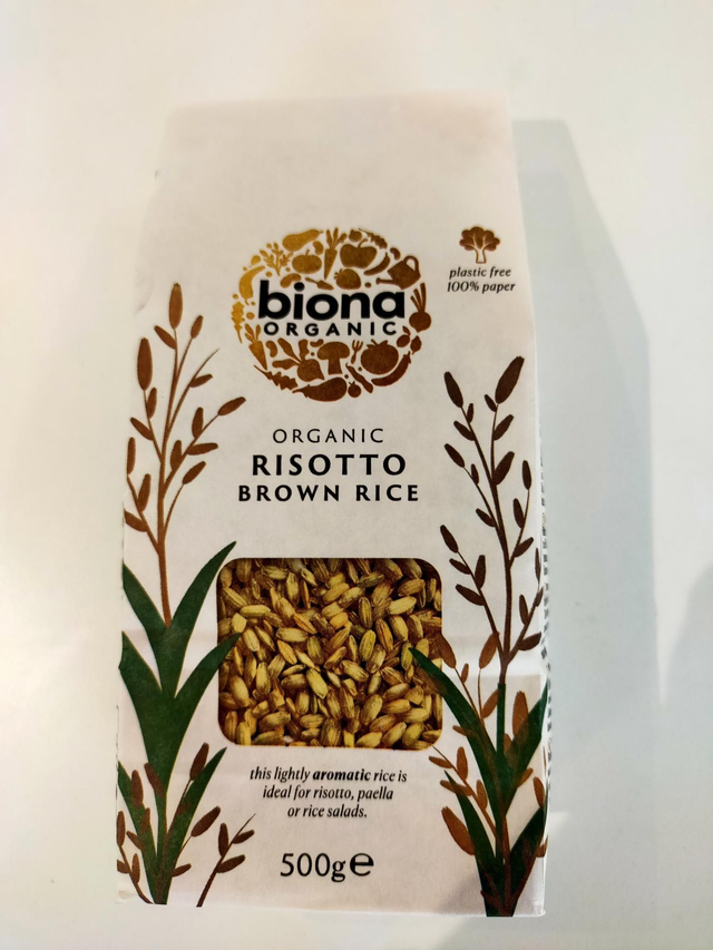 Biona Organic Brown Risotto Rice 500g 34013