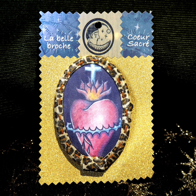 Cœur sacré - Broche