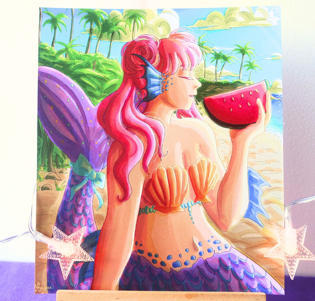 Sirène et Pastèque