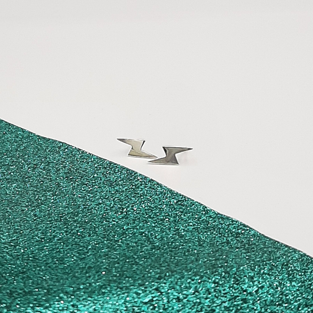 Large Lightning Bolt Stud